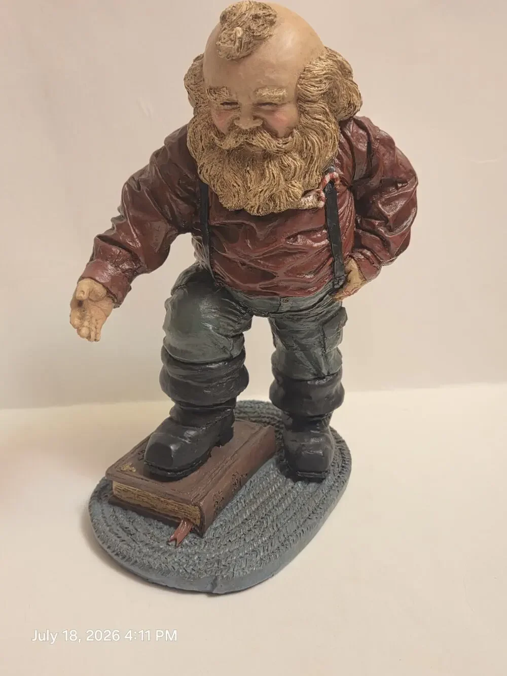 Goebel Mark Klaus Kollection Hand Painted Resin Santa Figurine Christmas